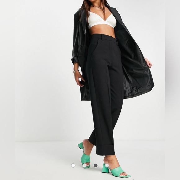 & Other Stories Pants - & Other Stories smart pants with turn up